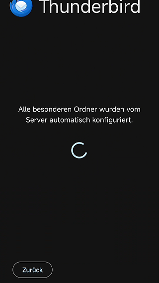 Einrichtung abschließen